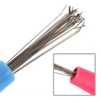 Nowy Mini szczotka do włosów grzebienie Cleaner wbudowane narzędzie plastikowe czyszczenie Remover uchwyt szczotka do włosów plączących się pielęgnacja włosów stylizacja z salonu narzędzia 6